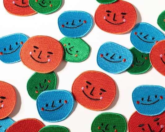 Patch thermocollant 3 Visages souriants - RippleSplash