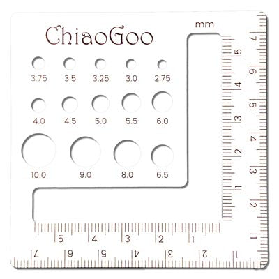 Gauge for needles and samples - Chiaogoo