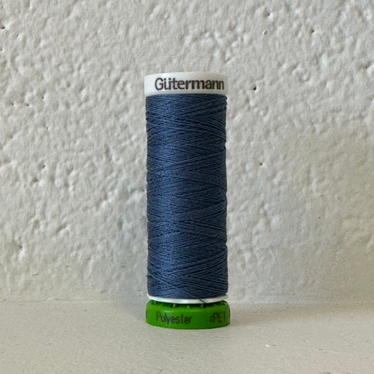 Fil de polyester recyclé / rPet - 112 Bleu foncé - GÜTERMANN
