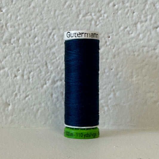 Fil de polyester recyclé / rPet - 13 Marine - GÜTERMANN