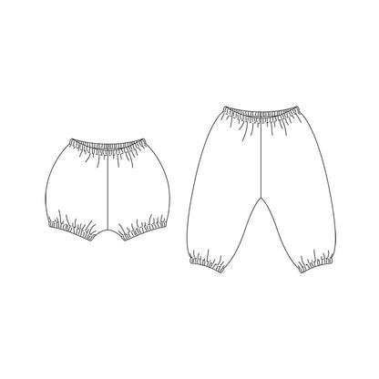 Culottes et pantalons bouffants - Patron papier -  Wiksten