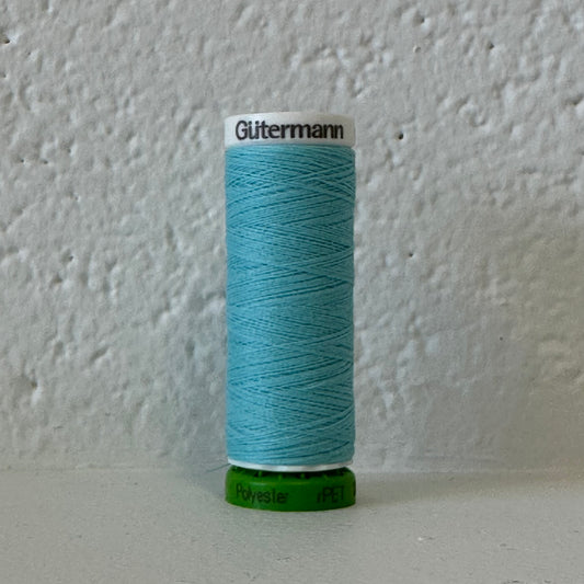 Fil de polyester recyclé / rPet - 028  bleu turquoise - GÜTERMANN