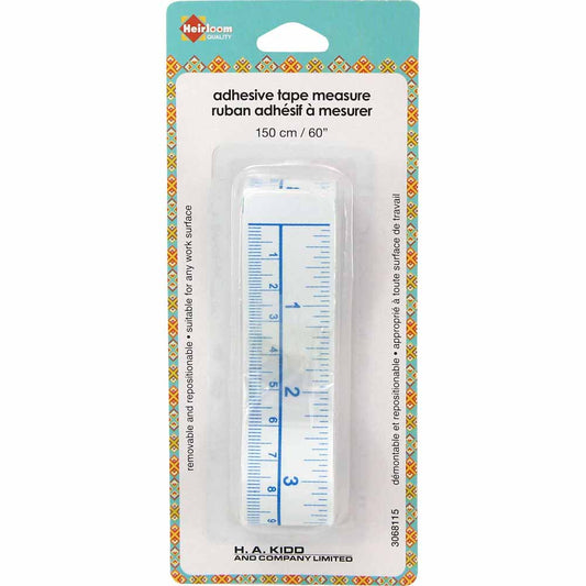 Adhesive measuring tape