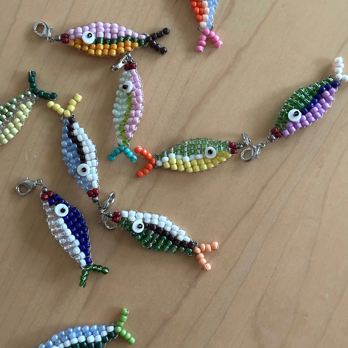 Kit de création de breloque poisson en perles