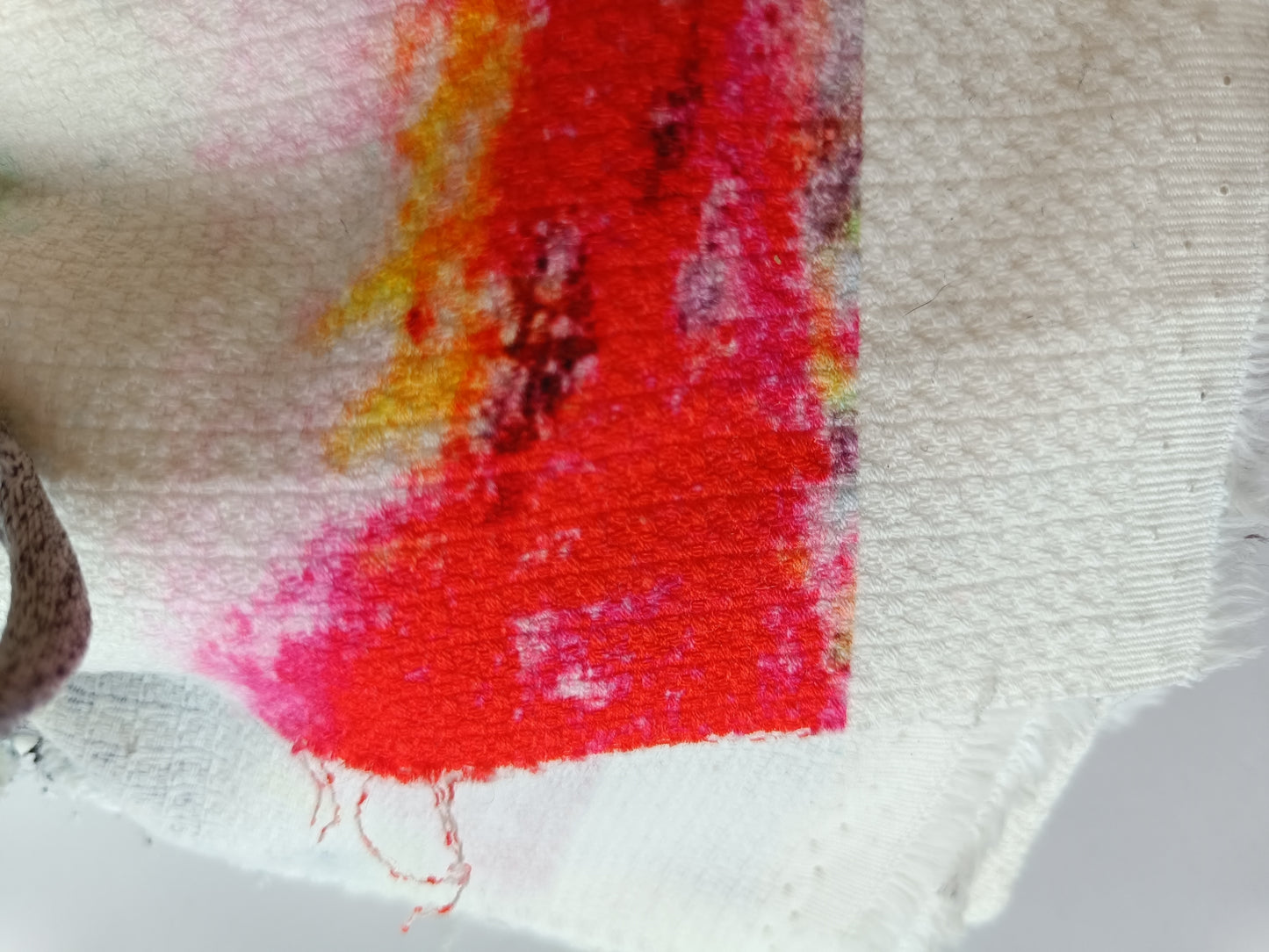 Toile imprimée gaufrée - Coupon #371