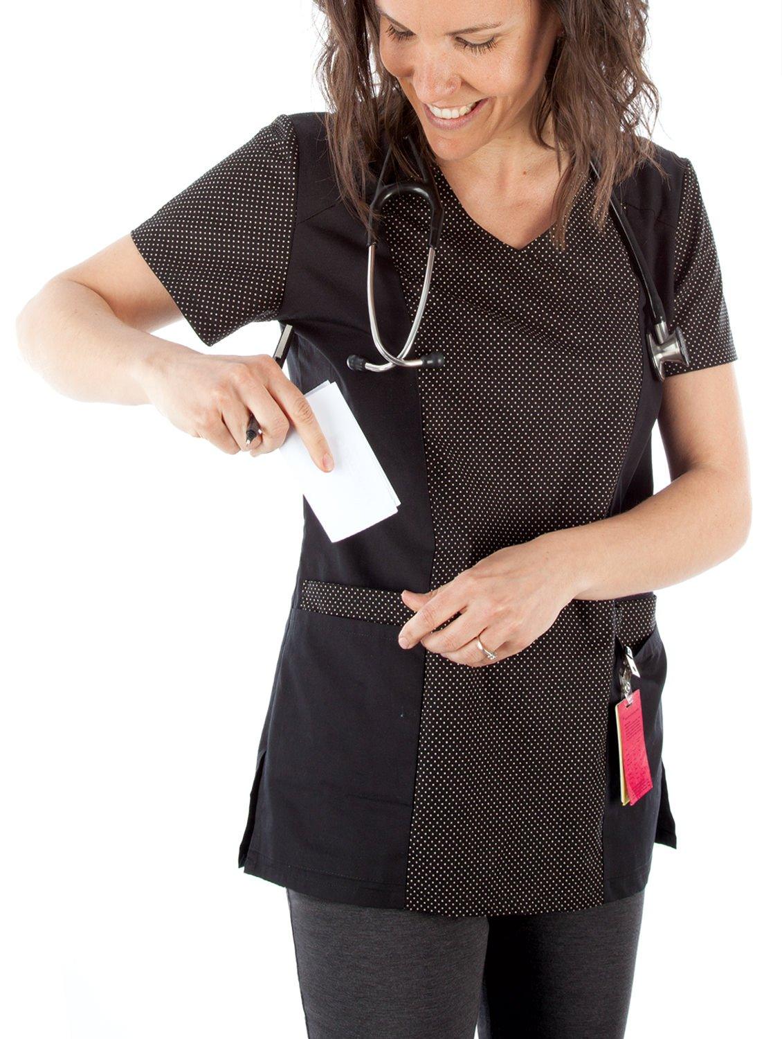 Scrub top Éliane 3882 | Paper pattern - Jalie