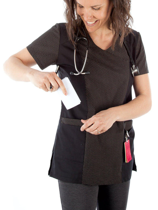 Scrub top Éliane 3882 | Paper pattern - Jalie