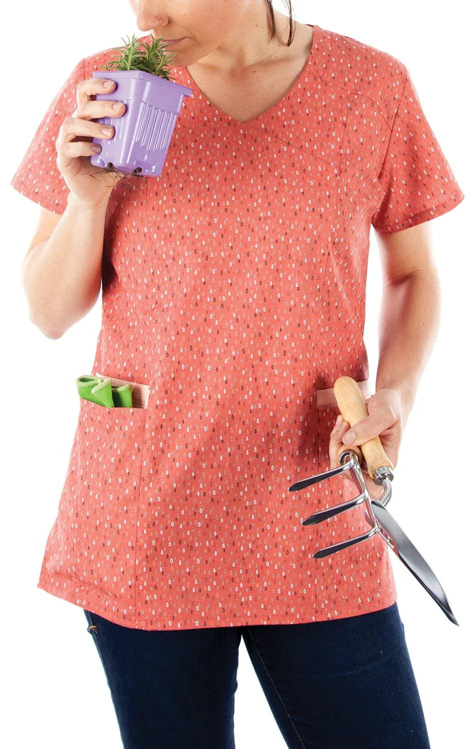 Scrub top Éliane 3882 | Paper pattern - Jalie