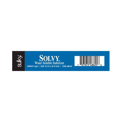 SULKY Solvy - blanc - Soluble à l'eau - Vendu au demi-mètre