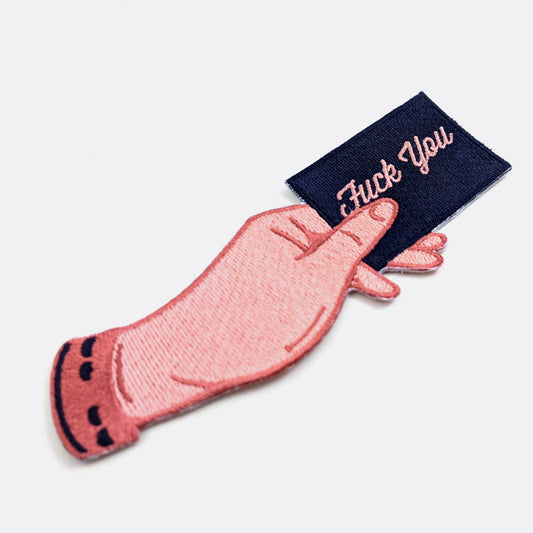 Écusson thermocollant - fuck you | Badaboöm
