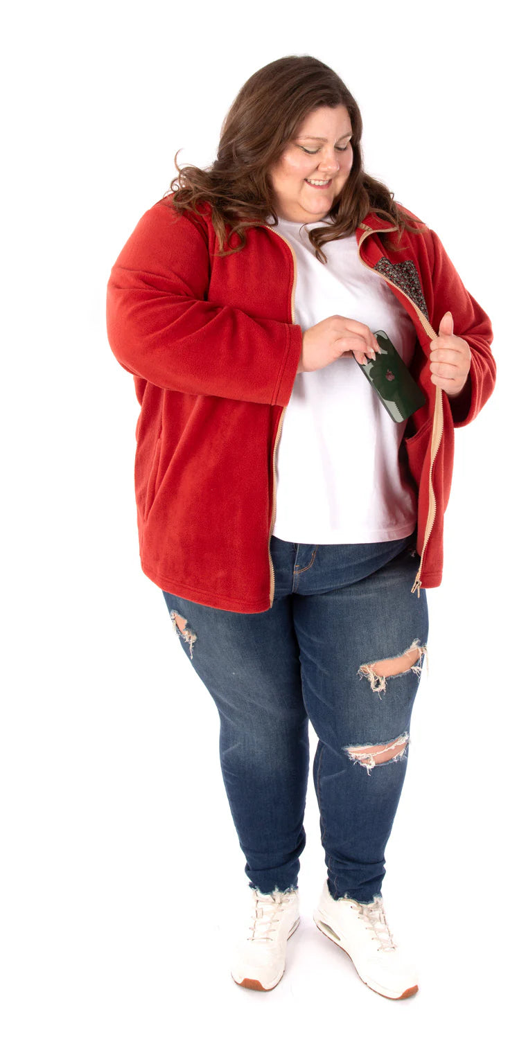 Classic Fleece Jacket SAM 4458 | Paper Pattern - Jalie