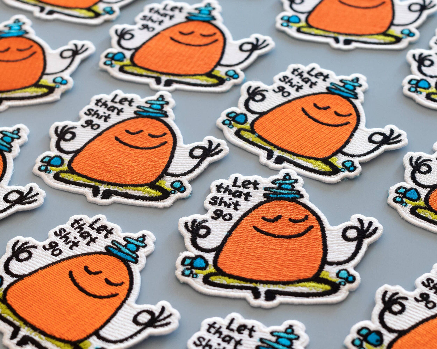 Patch thermocollant «Let That Shit Go» - RippleSplash