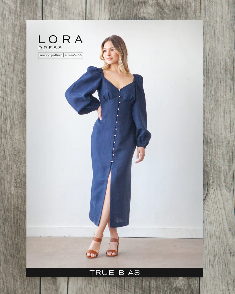 Lora Dress 0 to 18 - Paper Pattern - TRUE BIAS