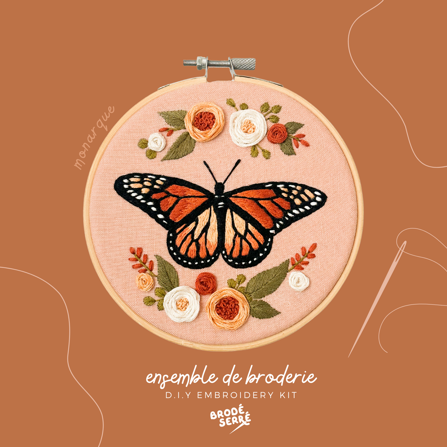 Ensemble de broderie - Monarque - BRODÉ SERRÉ