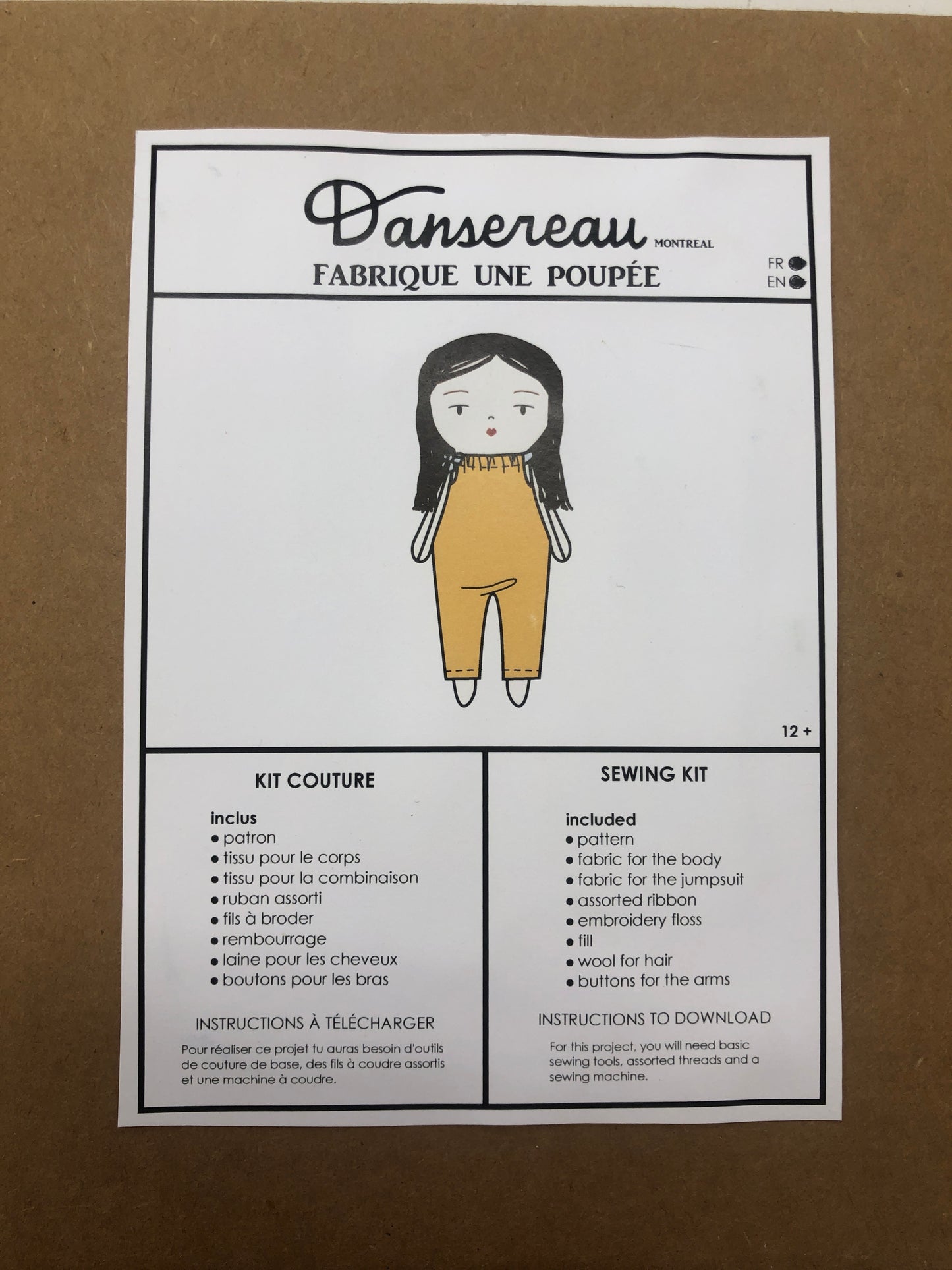 Classic Brown Doll Set - DANSEREAU