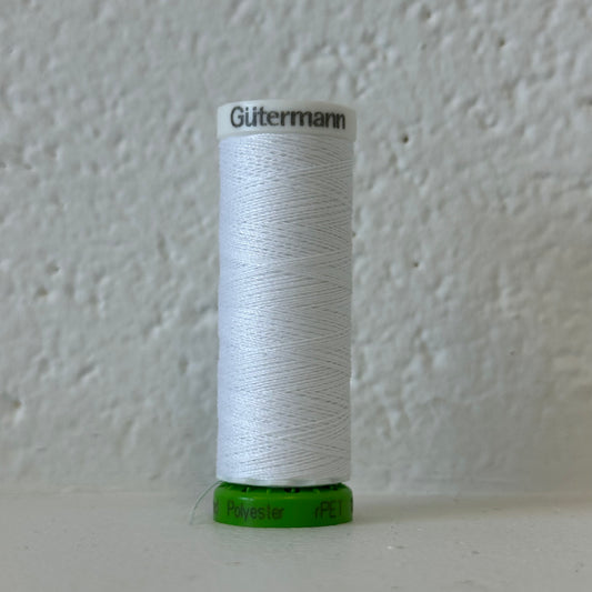 Recycled polyester thread / rPet - 800 White - GÜTERMANN