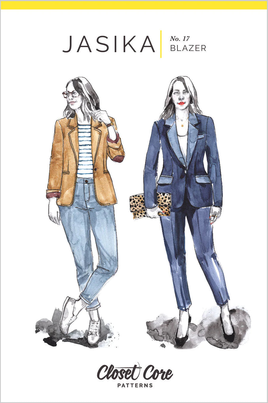 Patron de couture - Veston JASIKA | Patron papier - Closet Core Patterns