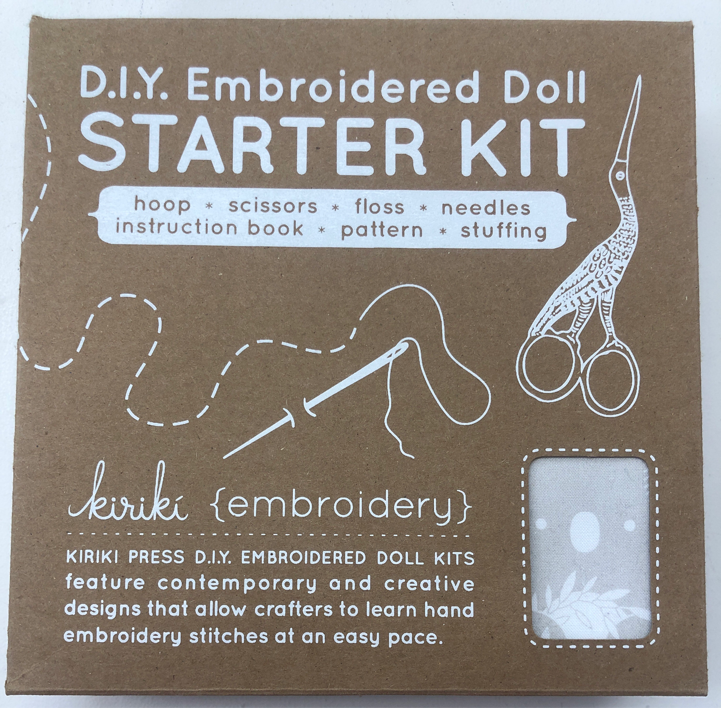 Embroidery Starter Kit - Monkey - KIRIKI PRESS