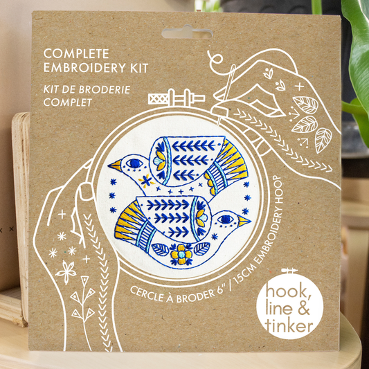 Kit de broderie complet Turtle Doves