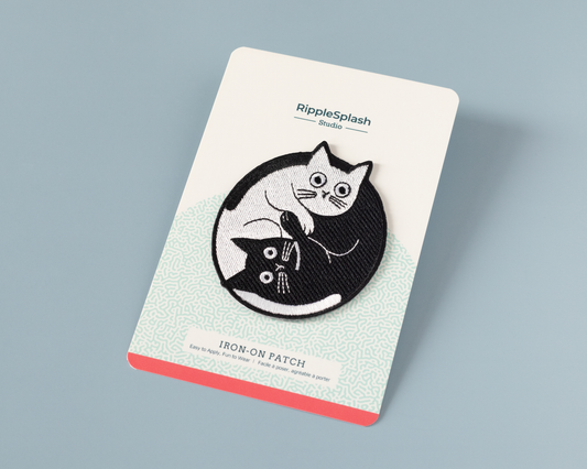 Patch thermocollant Chats Ying Yang - RippleSplash