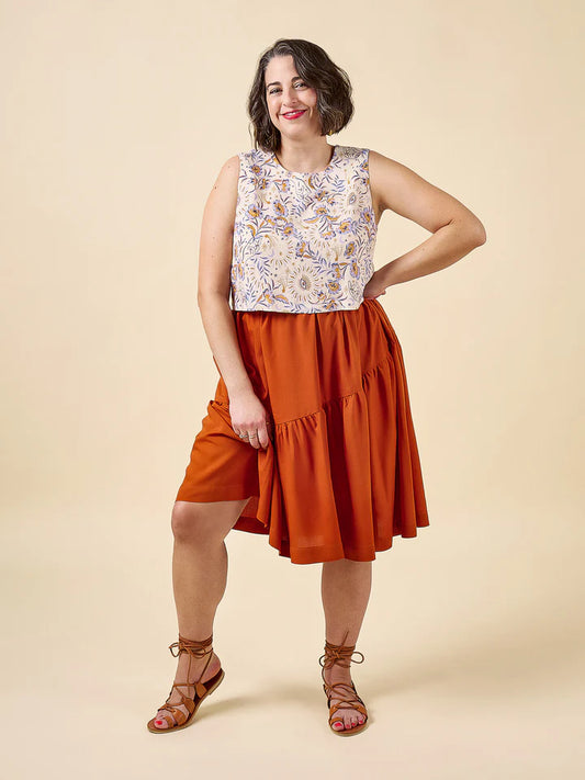 AZURE Dress, Top, and Skirt | Paper Pattern - Closet Core Patterns