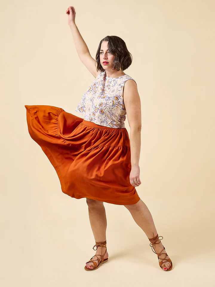 Robe, haut et jupe AZURE | Patron papier - Closet Core Patterns