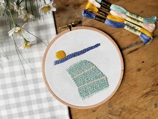 Embroidery Kit - Beach by Dominique Besner - Twin Folk