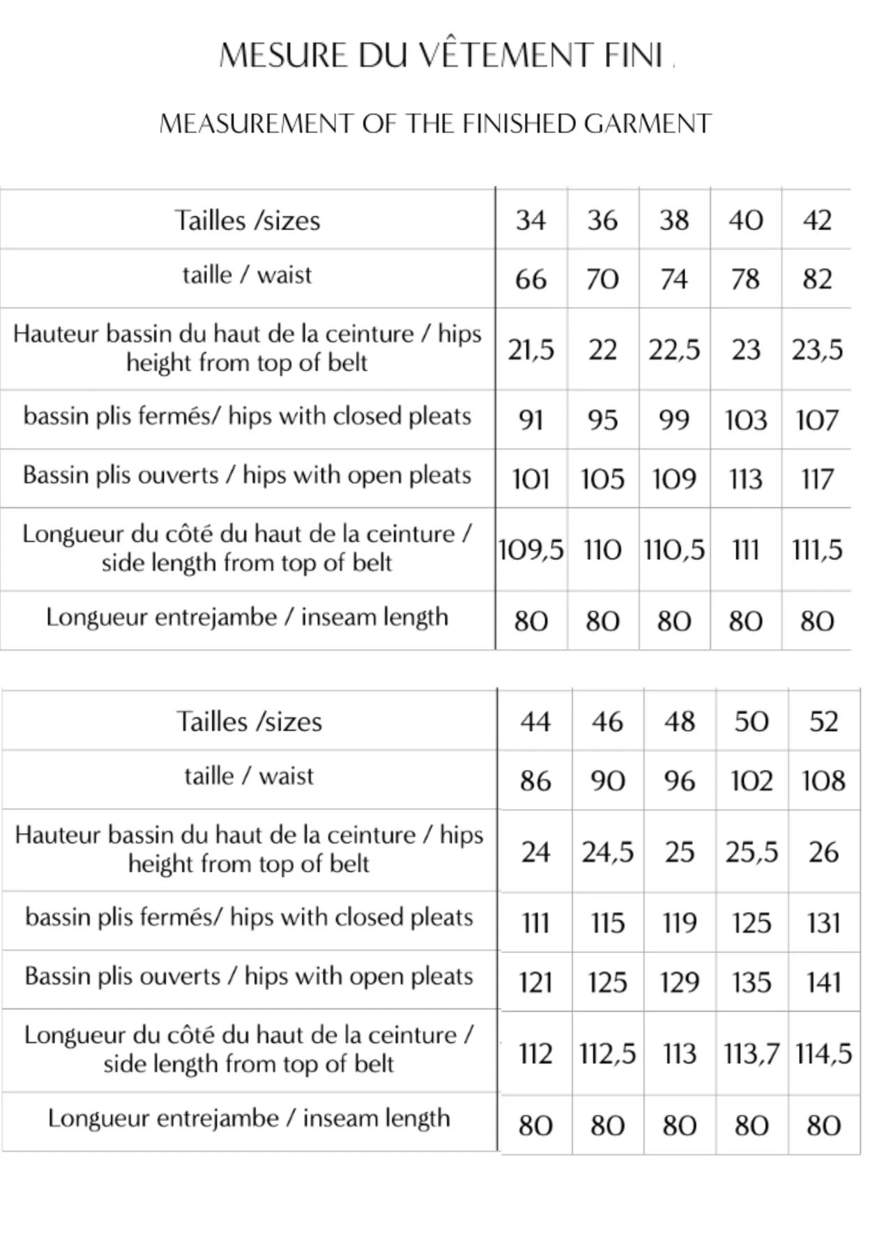 Brooklyn Pants - Paper Pattern - Maison Fauve