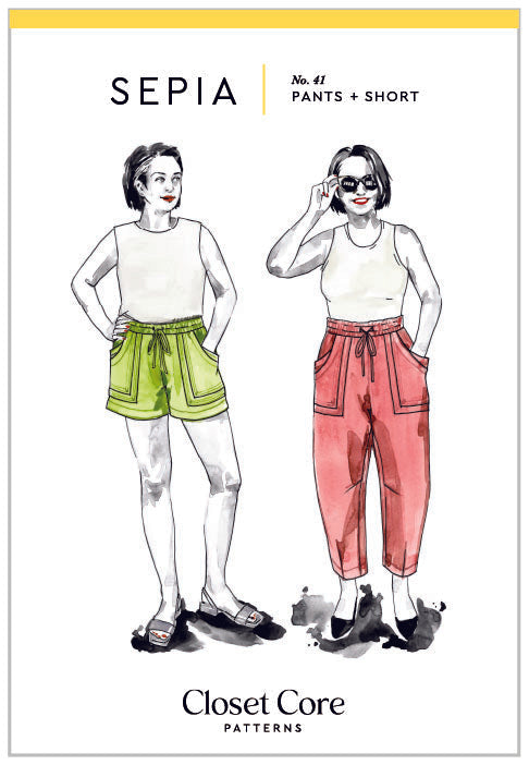 SEPIA Pants and Shorts | Paper Pattern - Closet Core Patterns