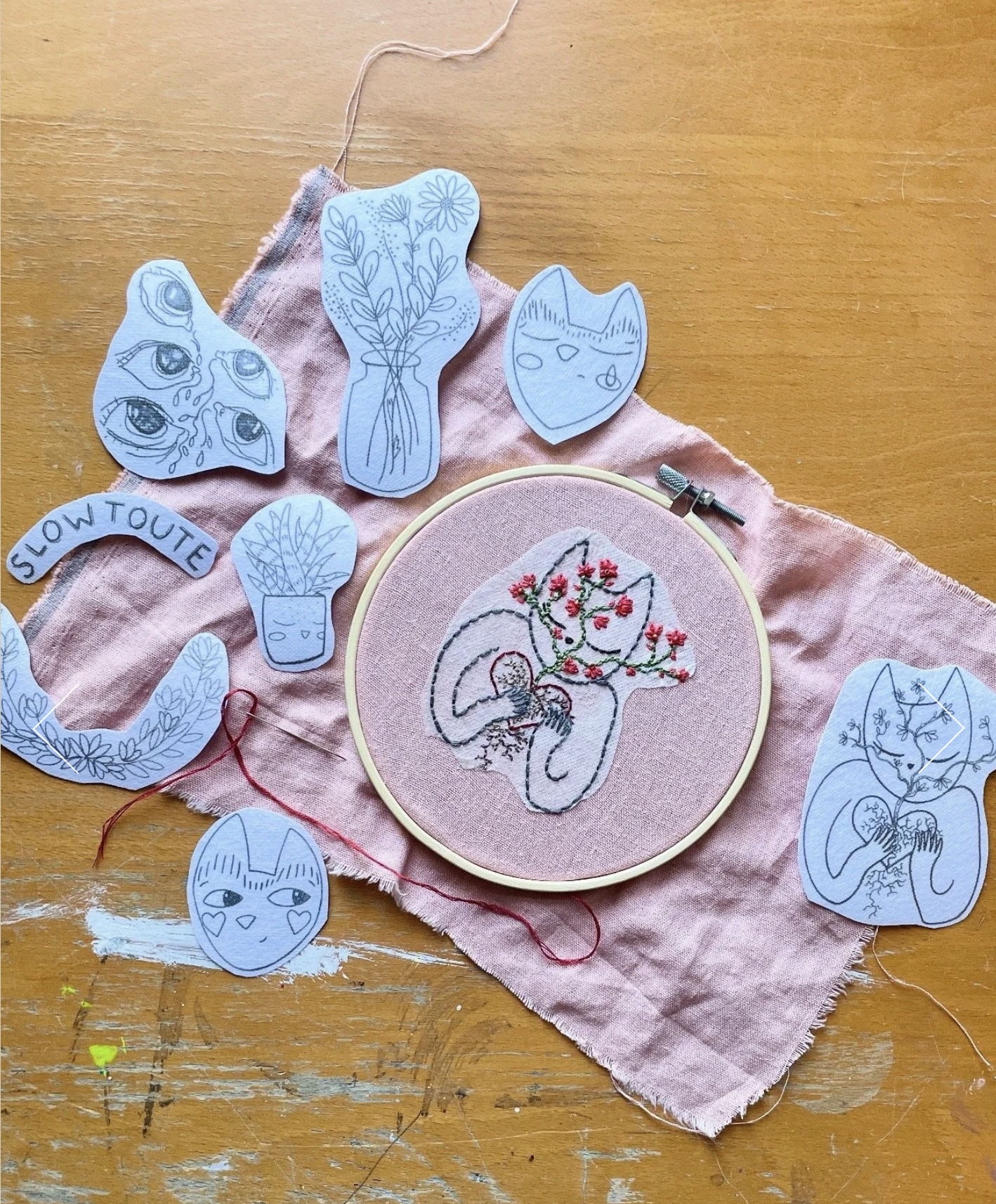 Colle et brode - Sensible - UNE RATON