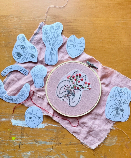 Colle et brode - Sensible - UNE RATON