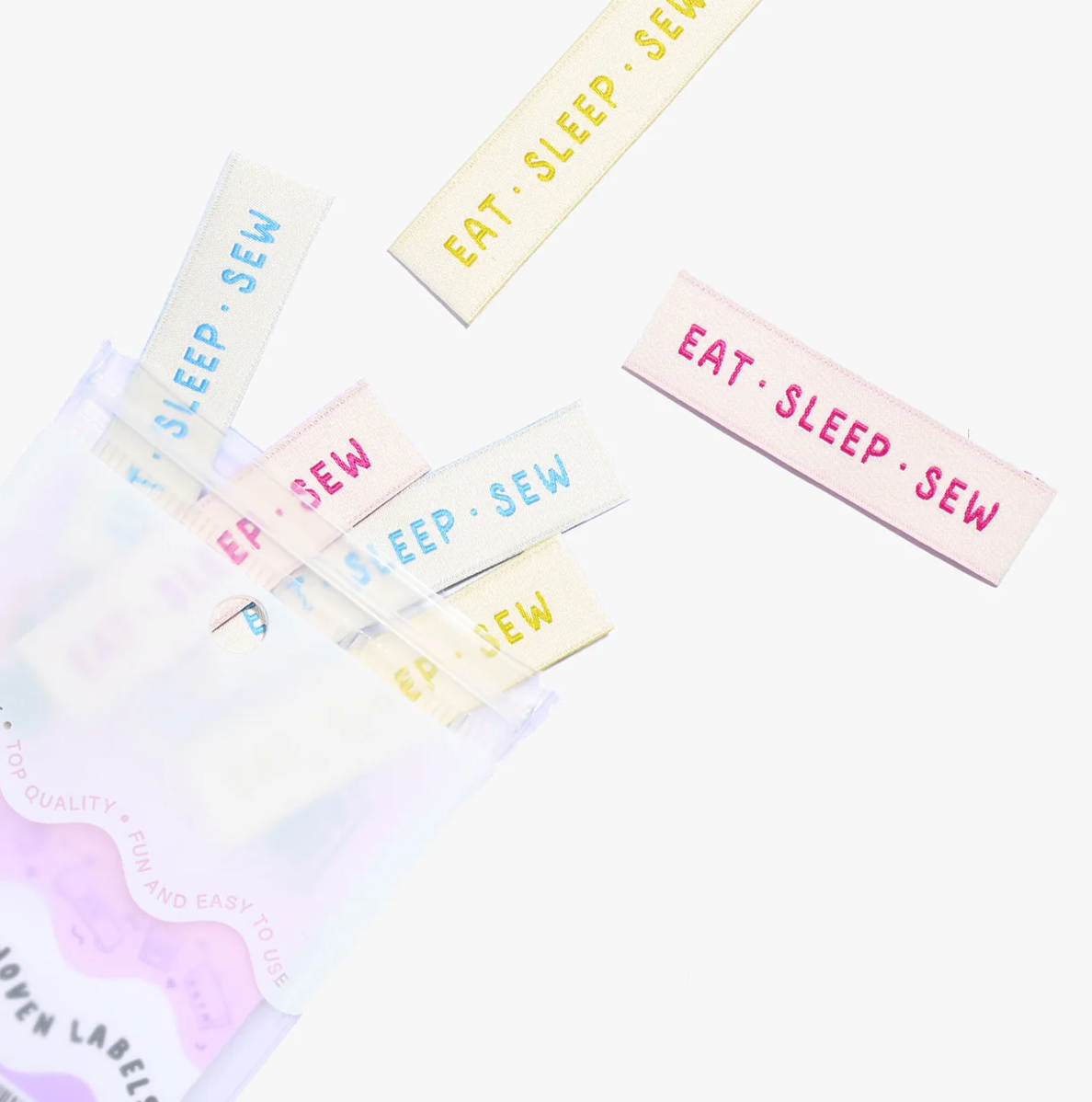 "Eat sleep sew" labels - KATM