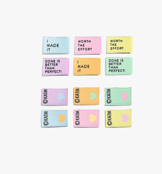 "Mighty minis" labels - KATM