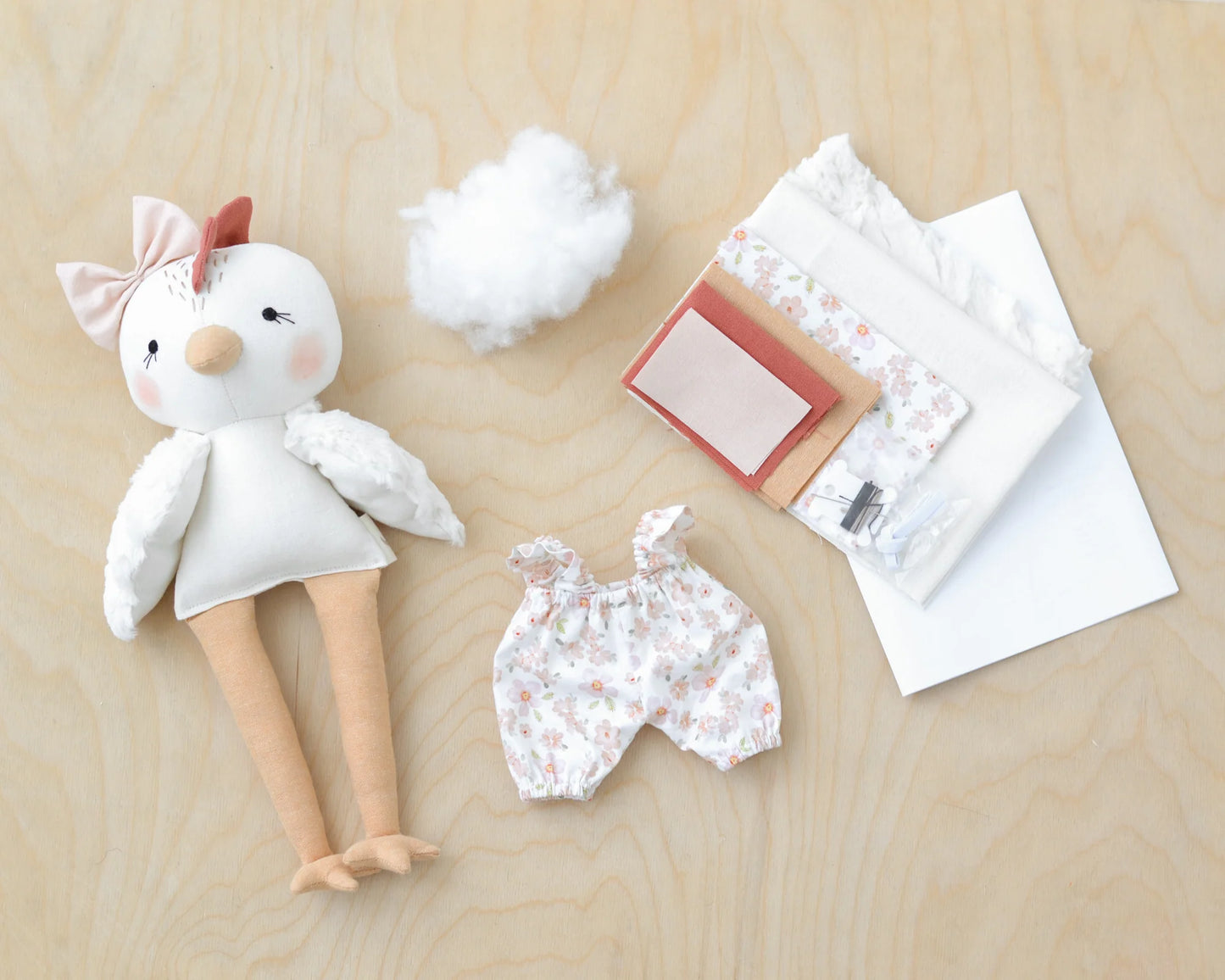 Sewing kit - Claire hen doll - My little moons