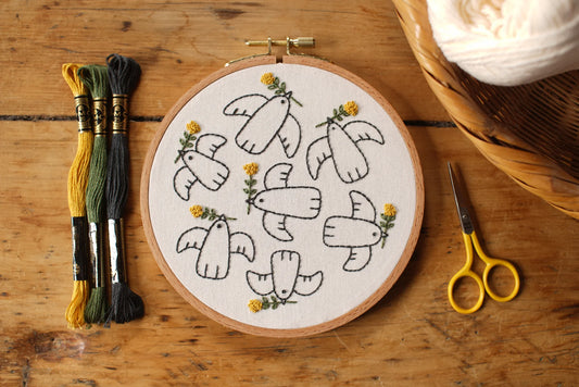 Embroidery Kit - Birds in Harmony - Twin Folk