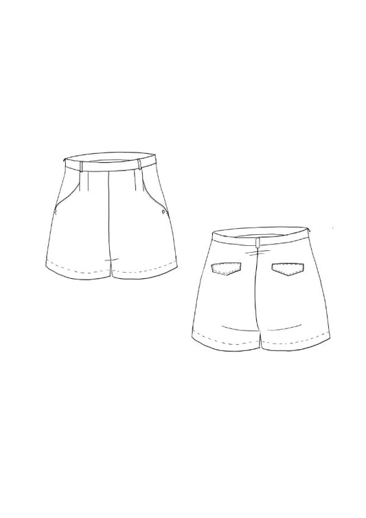 Grand bain Short - Paper pattern - Maison Fauve