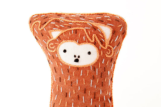 Embroidery Starter Kit - Monkey - KIRIKI PRESS