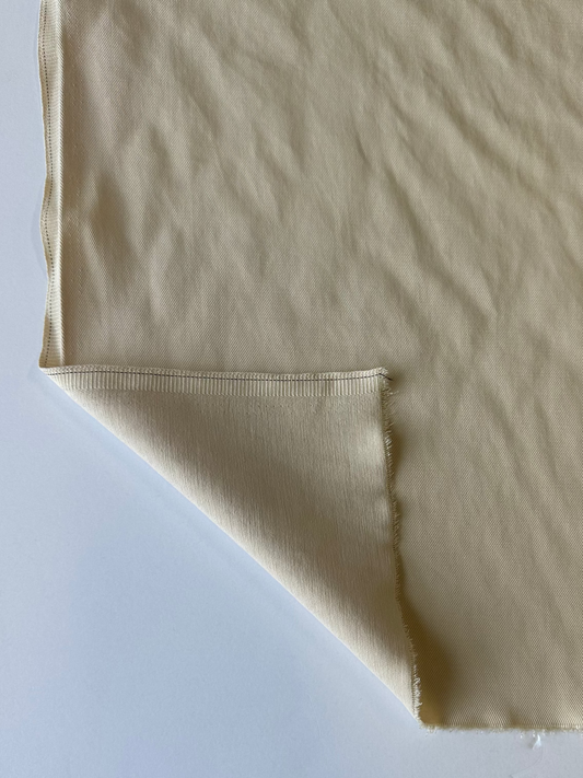 Sergé coton/tencel - Beige