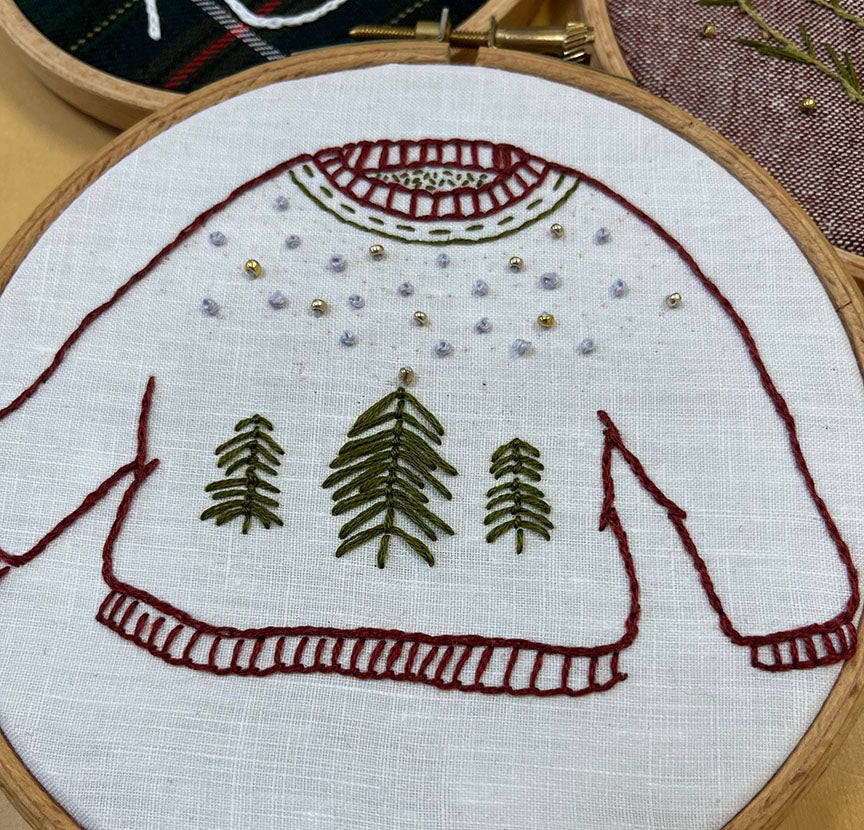Noël - Broderie 1 - Ornement