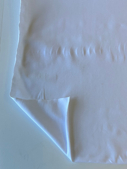 Jersey Perla Knit - Blanc