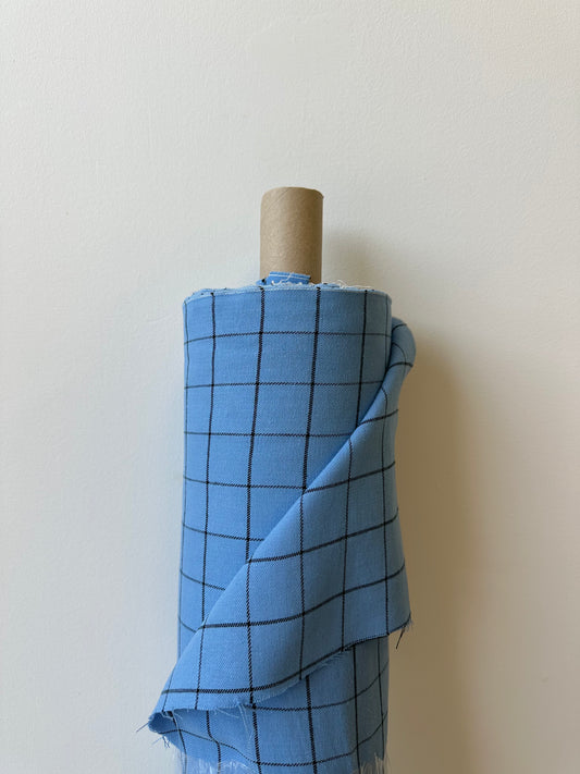 Cotton twill - Blue checks