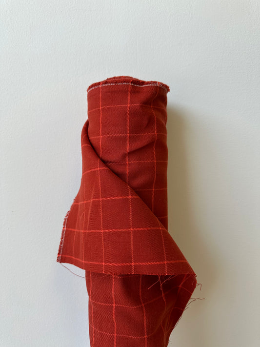 Cotton Twill - Red Checks