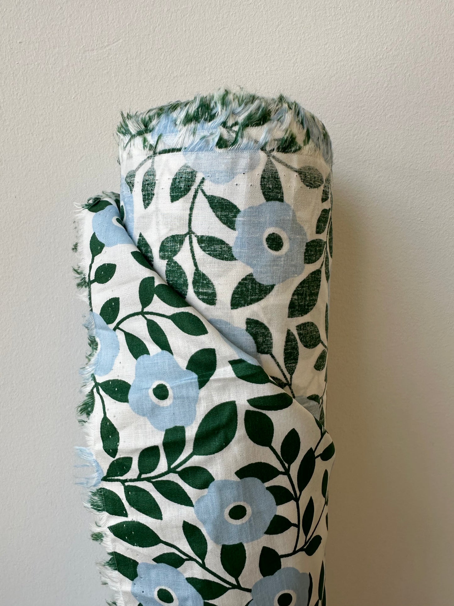 Cotton veil - Blue flower