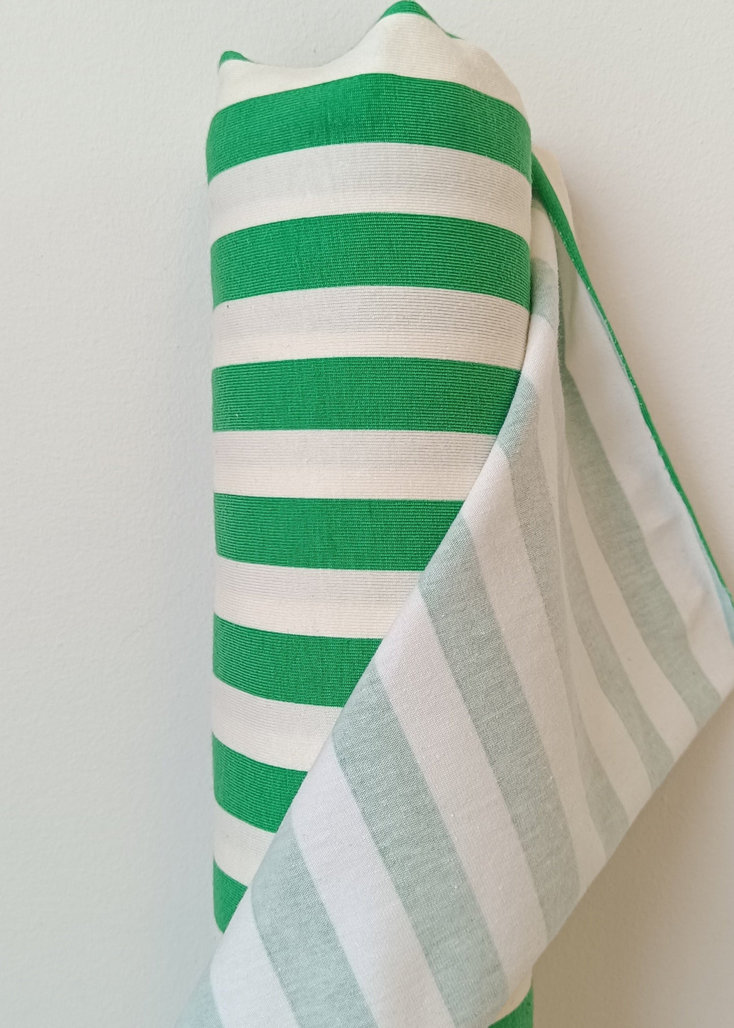 Striped jersey - Green and white