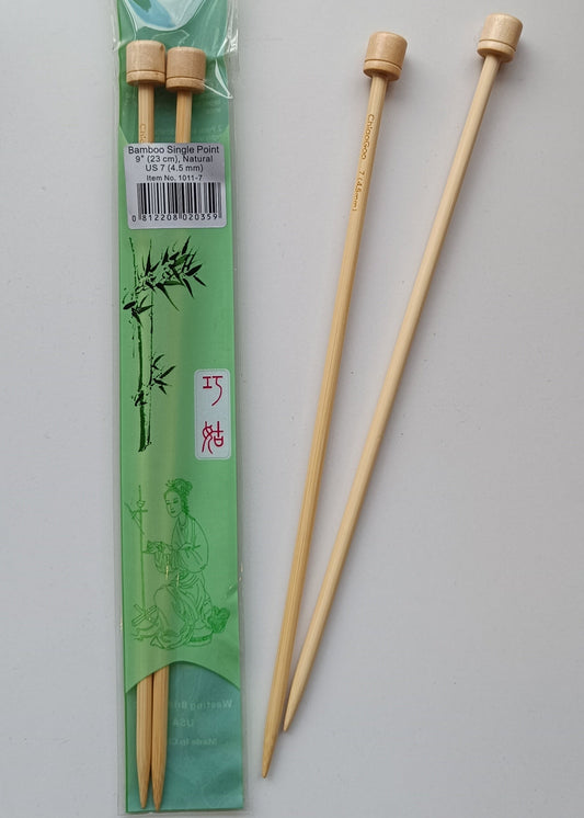 9" (23cm) Bamboo Knitting Needles - Chiaogoo
