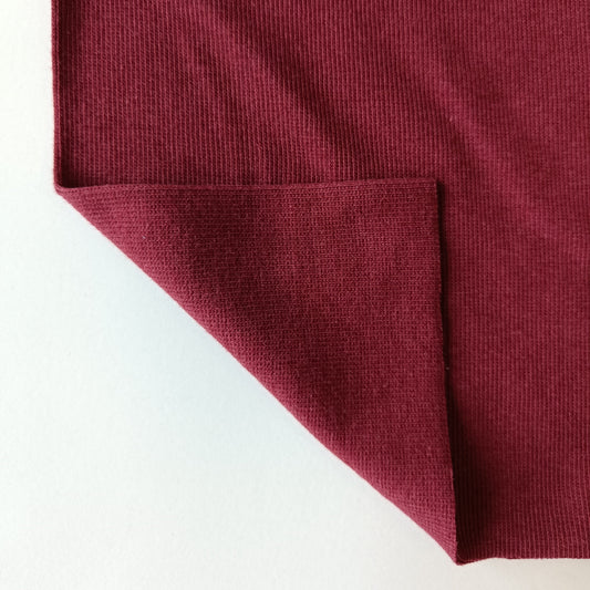 Tubular ribbing - Burgundy