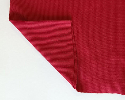 Tubular ribbing - Cherry Red