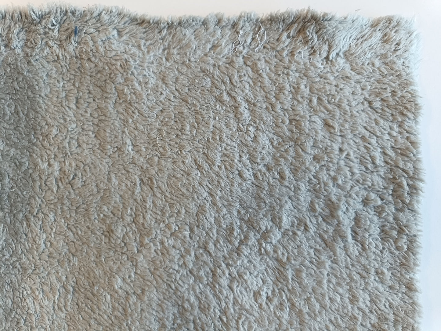 Sherpa coton - Bleu gris