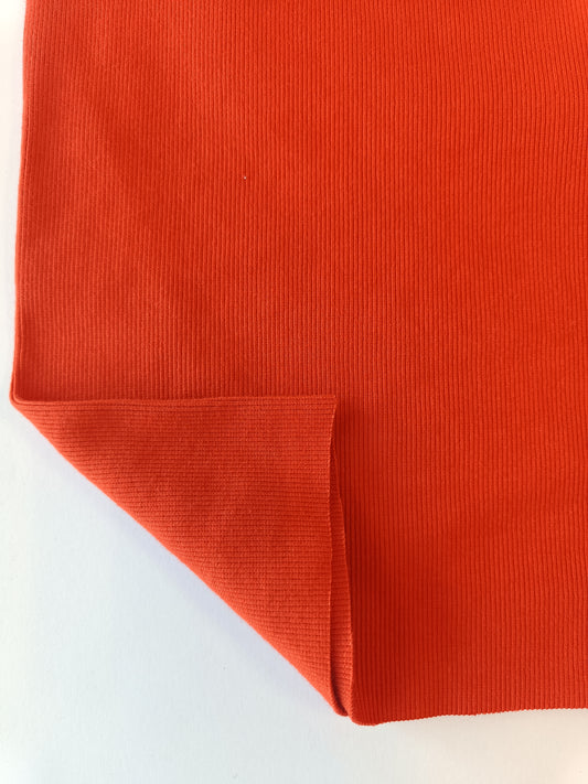 Tubular ribbing - Blood orange