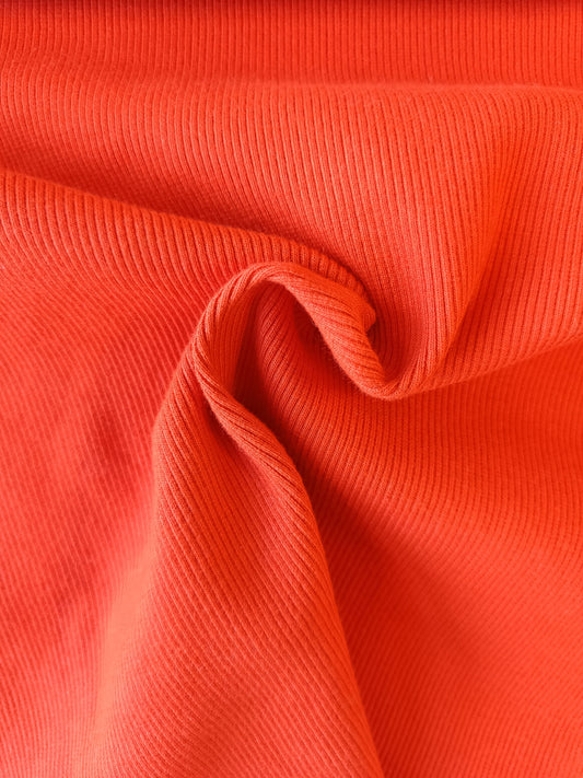 Tubular ribbing - Blood orange